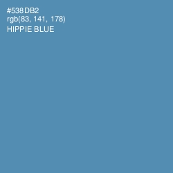 #538DB2 - Hippie Blue Color Image